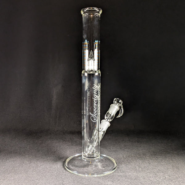 Sovereignty Glass - 2026 Clear Diffy Tube w/ Removable 180 Gridded Downstem