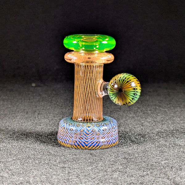 Steve Sizelove - Puffco Peak Dry Top - Ion & Retti over Bubbletrap with Cab & Steel Wool Lippies (UV)