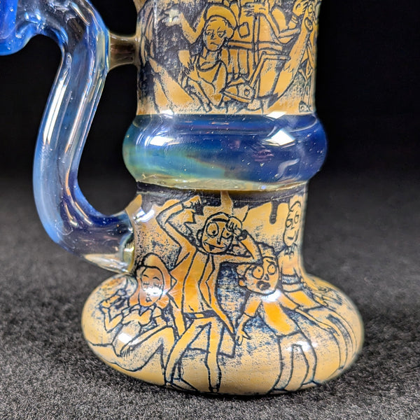 Boro.Vitrics X ProfxGlass - Rick and Morty Carved Collab Blooper