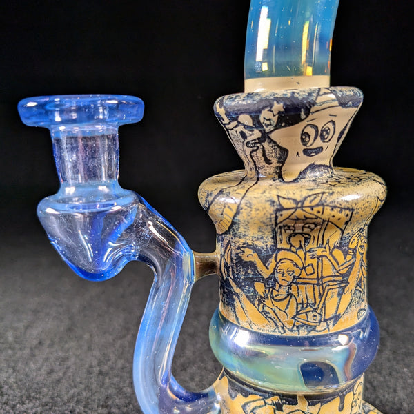 Boro.Vitrics X ProfxGlass - Rick and Morty Carved Collab Blooper