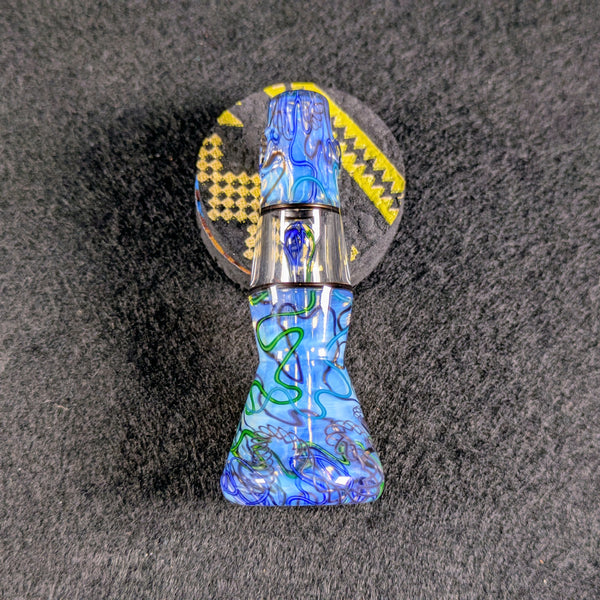 Bluegrass Glass - Squiggly Lamp Pendant (UV)