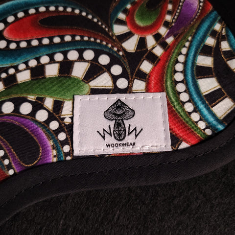 Wook Wear - Black, White, & Flower Slide Mat