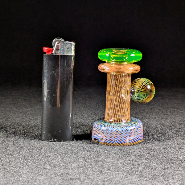 Steve Sizelove - Puffco Peak Dry Top - Ion & Retti over Bubbletrap with Cab & Steel Wool Lippies (UV)
