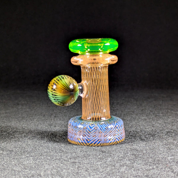 Steve Sizelove - Puffco Peak Dry Top - Ion & Retti over Bubbletrap with Cab & Steel Wool Lippies (UV)