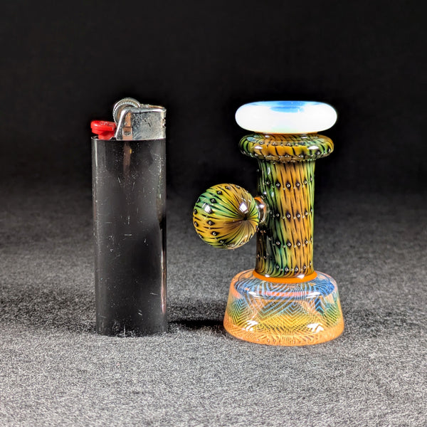 Steve Sizelove - Puffco Peak Dry Top - Moonstone & Retti & Bubbletrap with Cab & Orange Lippies