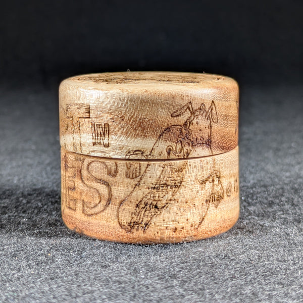 Ted's Trees x Invest In Headies x Vincent Gordon - Wood Carved Miron Concentrate Jars