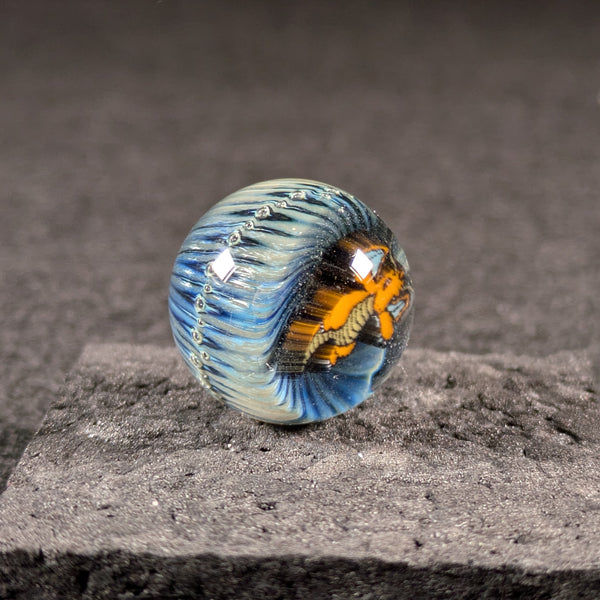 Steve Sizelove x Firefox Glass x Slick Rick Glass - Bubbletrap Pokemon Marbles