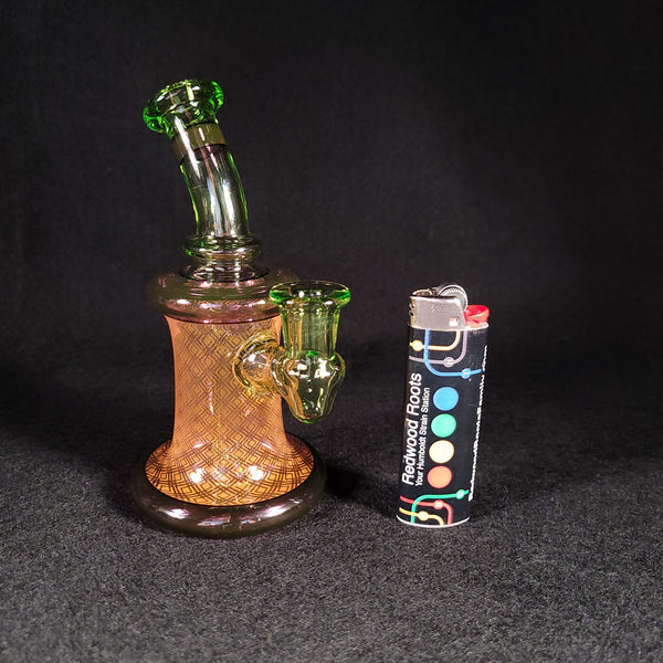 Blais Glass X Sizelove -  2025 Collab Jammer Crippy / Dark Amethyst and Fume Tech