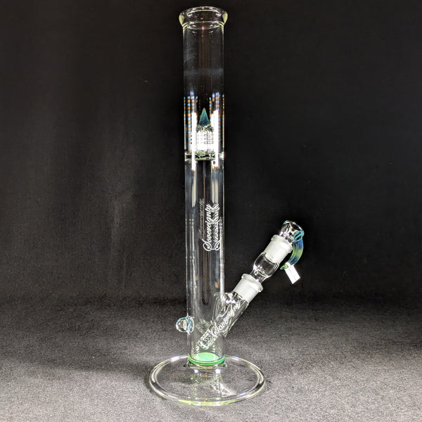 Sovereignty Glass - 2026 Egyptian Green Partial Accent Mille Diffy Tube w/ Removable 180 Gridded Downstem