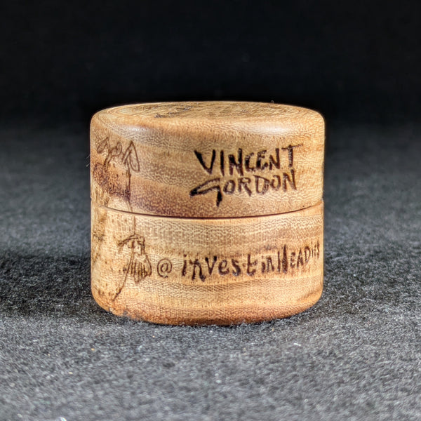 Ted's Trees x Invest In Headies x Vincent Gordon - Wood Carved Miron Concentrate Jars