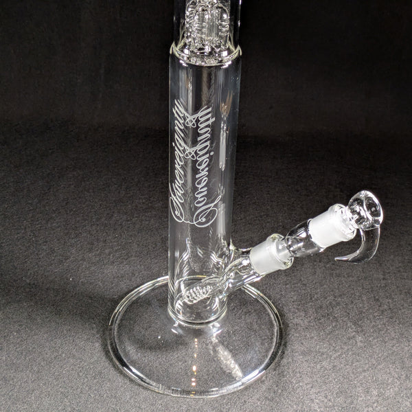 Sovereignty Glass - 2026 Clear Diffy Tube w/ Removable 180 Gridded Downstem