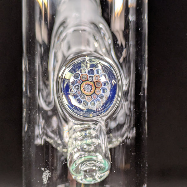 Sovereignty Glass - 2026 Egyptian Green Partial Accent Mille Diffy Tube w/ Removable 180 Gridded Downstem