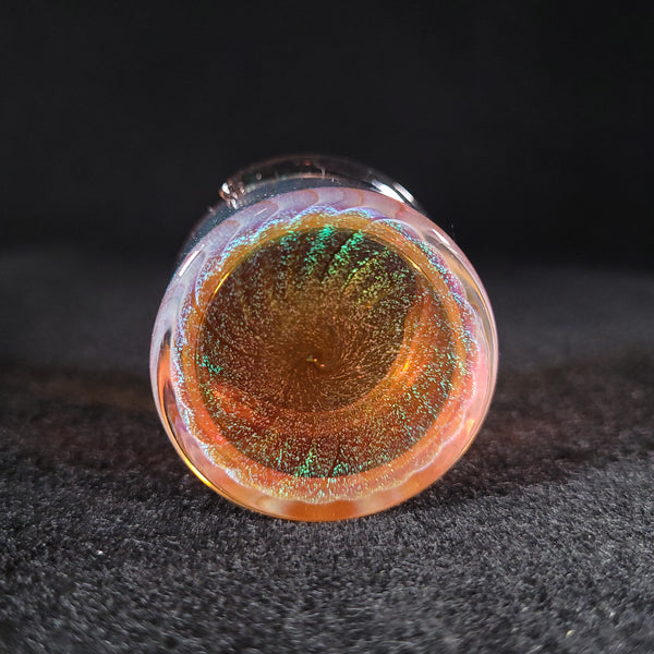 maxed_out_glass - NS Yellow with Green Dichro Baller Jar