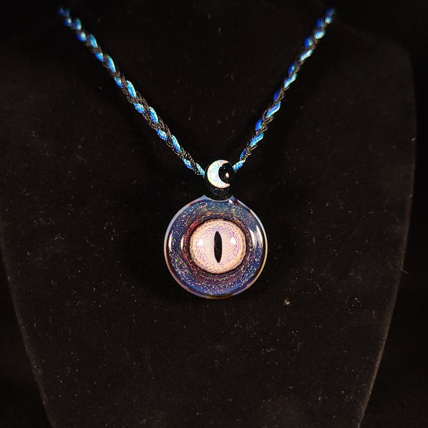 Rainbows Giggle - Black & Blue Pendant Threads