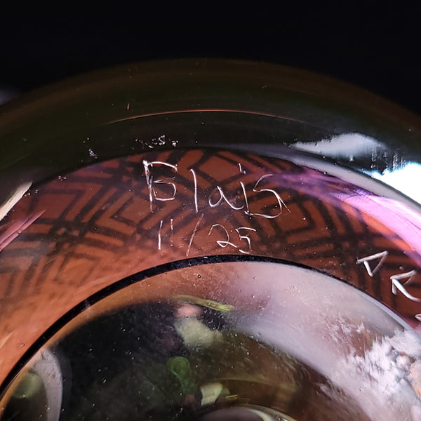 Blais Glass X Sizelove -  2025 Collab Jammer Crippy / Dark Amethyst and Fume Tech