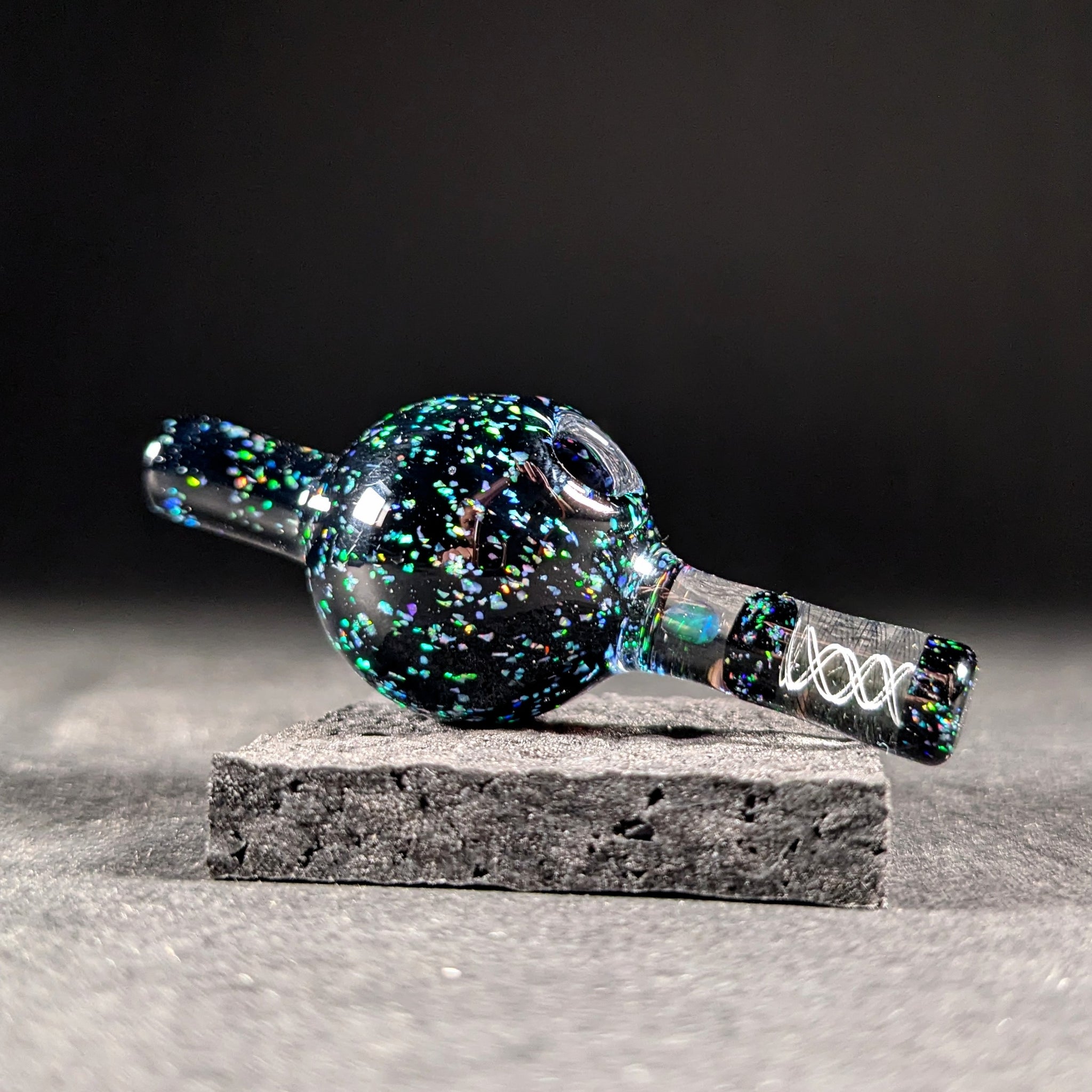 Glassdrawls - Rainbow Crushed Opal DNA Cap