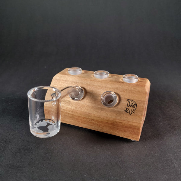 Investinheadies ✖️ Dank Woodworks - Multi-Slot 10mm Banger Blocks