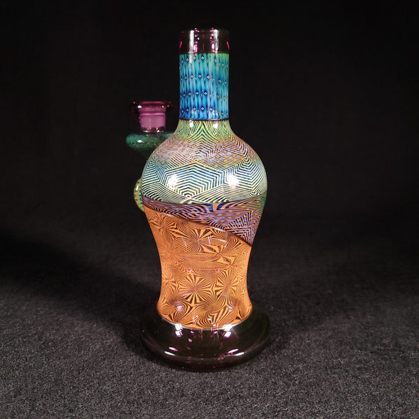 Steve Sizelove - Vibe Vase - Layered Fume Retti / Bubble Trap / Gold Violet /Steel Wool Lippies