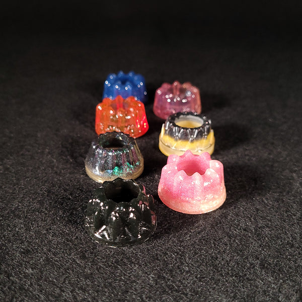 Bubble Cap Donuts - One Handed Solid Color Blazer Knobs