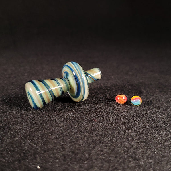 Onlyzamasu - UV Slurper Set (Marble/Cap & 2 Pearls)