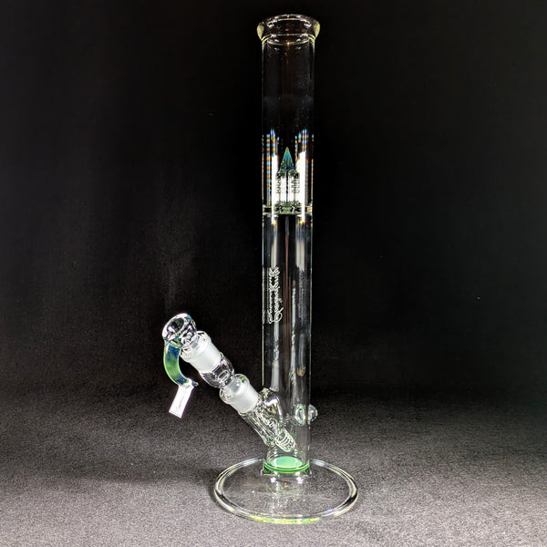Sovereignty Glass - 2026 Egyptian Green Partial Accent Mille Diffy Tube w/ Removable 180 Gridded Downstem