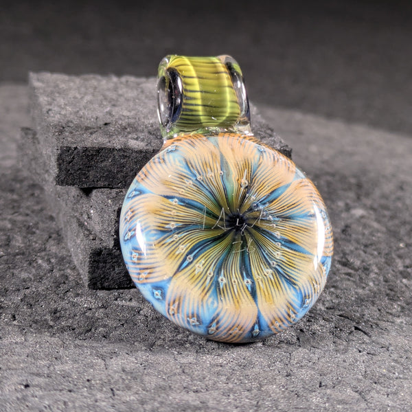 Steve Sizelove - Opal Explosion Blue Bubbletrap Pendant 2026