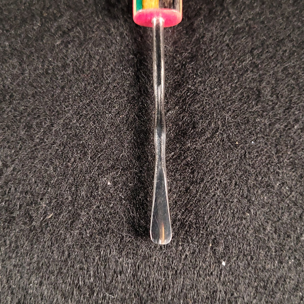 Dead Deck Tools - Custom Pouch and Dabber - Chunk Tip Oval Rainbow