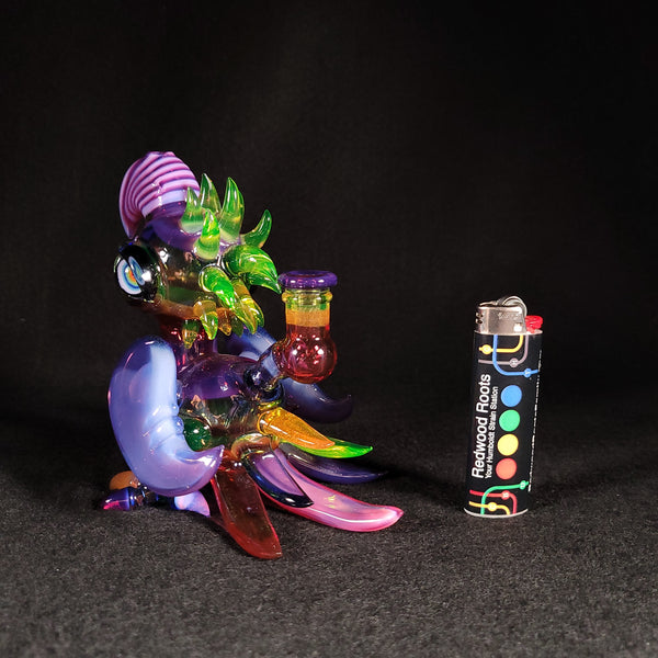 RJ Glass - UV Rainbow Macaw