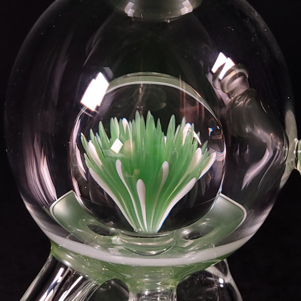 OmGlass.Co - Chromium Faceted Vasuki 2025