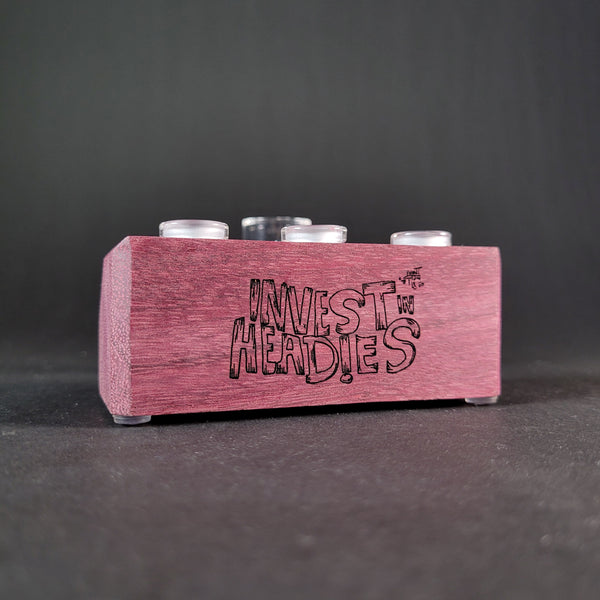 Investinheadies ✖️ Dank Woodworks - Multi-Slot 10mm Banger Blocks