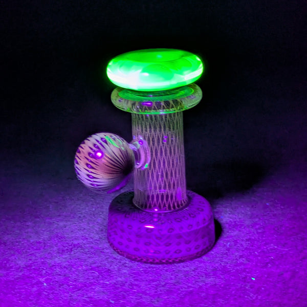 Steve Sizelove - Puffco Peak Dry Top - Ion & Retti over Bubbletrap with Cab & Steel Wool Lippies (UV)