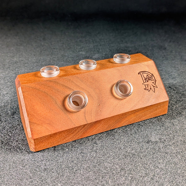 Investinheadies ✖️ Dank Woodworks - Multi-Slot 10mm Banger Blocks