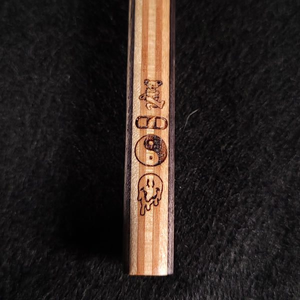 Dead Deck Tools - Custom Pouch and Dabber - Earthy Hieroglyphics