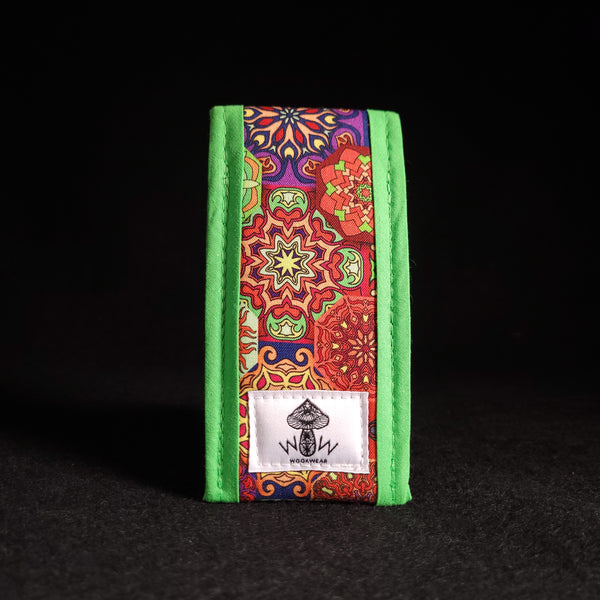 Wook Wear - Dab Tool Wallet (Green Paisley)