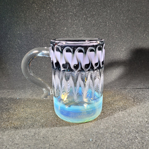 Ed Wolfe's Got Glass -  Purple Sparkle Artistic Mug