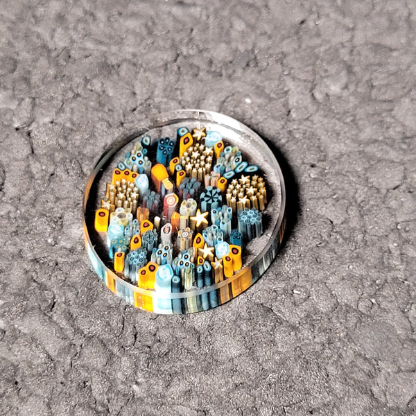 Arik Krunk - rare AF mille cluster coin (polished)