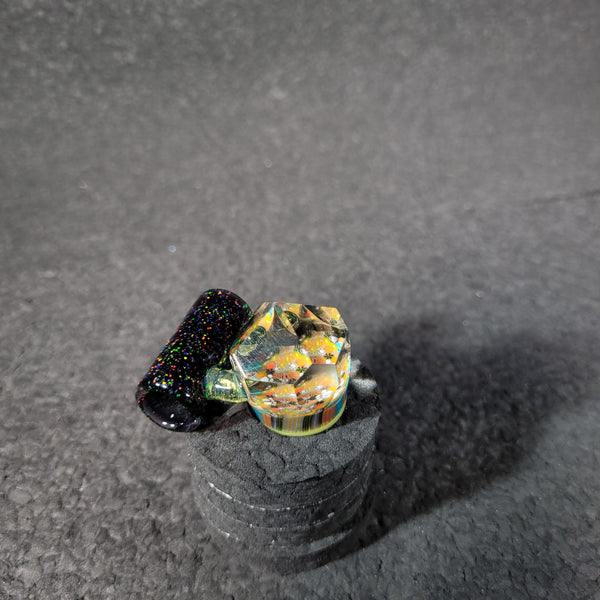 SlickRick Glass - Facetted Mosaic Mille Pendant