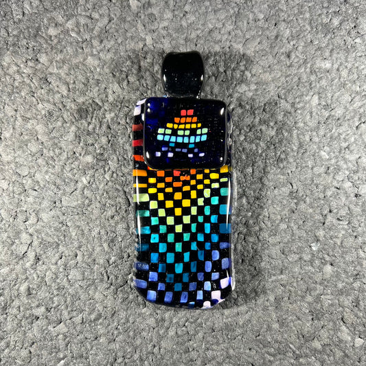 Samsons Glass - Space Invader Pendant
