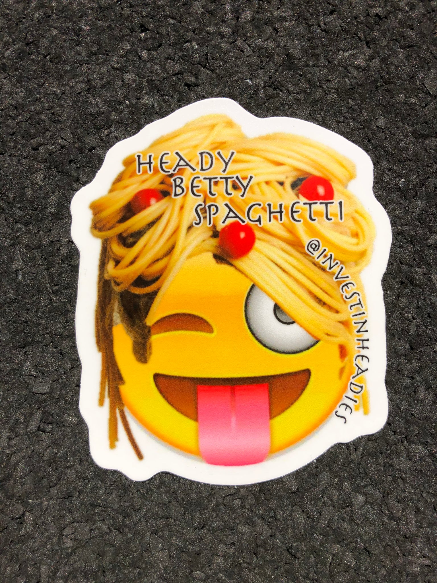 Invest In Headies - Heady Betty Spaghetti Sticker