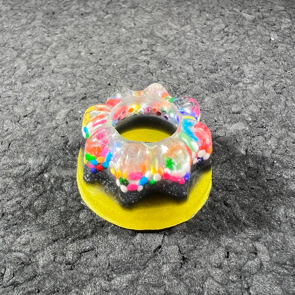 Bubble Cap Donuts - One Handed Sprinkled Blazer Knobs