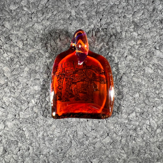 RX Glass - AT-AT Fumed Pendant