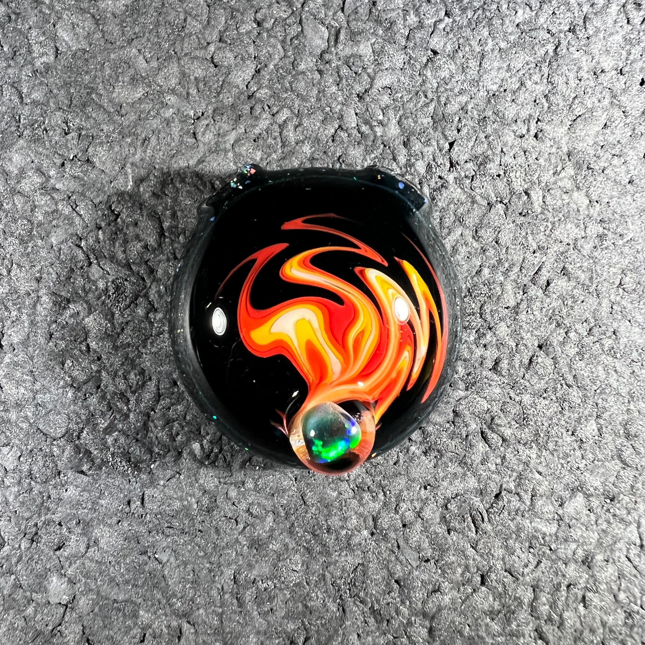Sir Pyro - Opal Fire Disc Pendant
