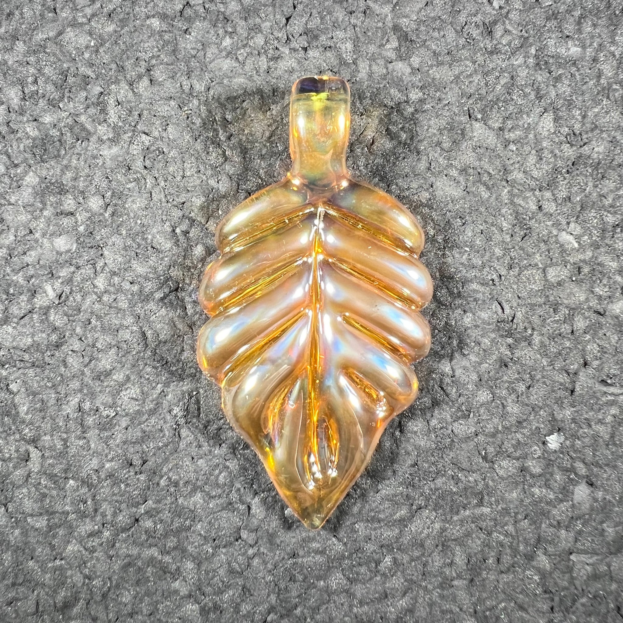 Odd Bob - Silvered Leaf Pendant