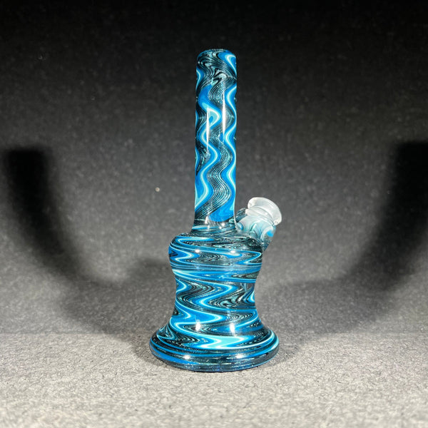 Blueberry - Full Wig-Wag (glass on glass) Mini Tube