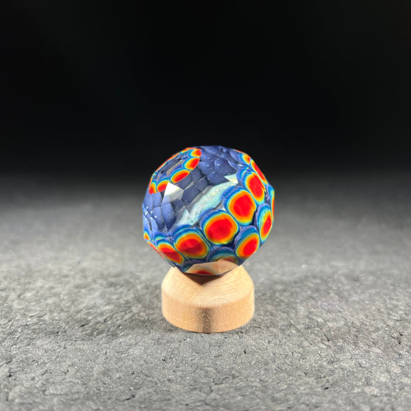 Crowman Crothers x Grampa Facets - Dichro Fractalizer Fully Faceted Marble