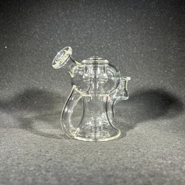 Blais Glass - Clear Pillar Point Recycler