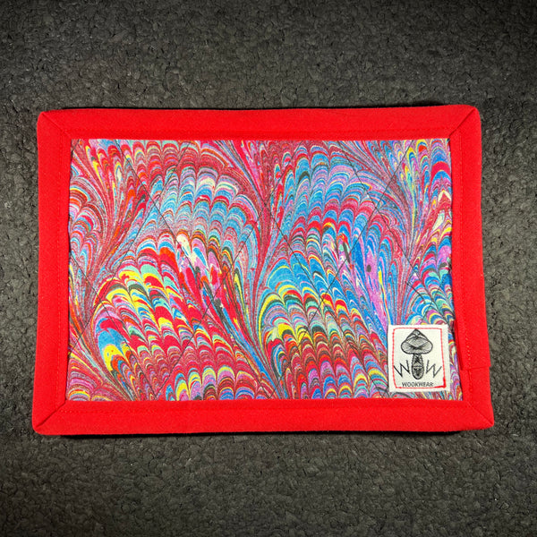 Wook Wear - Red Quilted Rectangle Mat