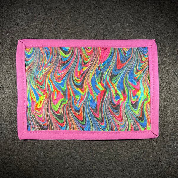 Wook Wear - Pink Quilted Psychedelic Rectangle Mat