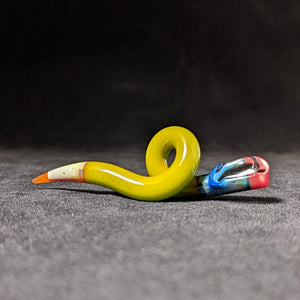 Sherbet Glass - Twisty Pencil Pendant