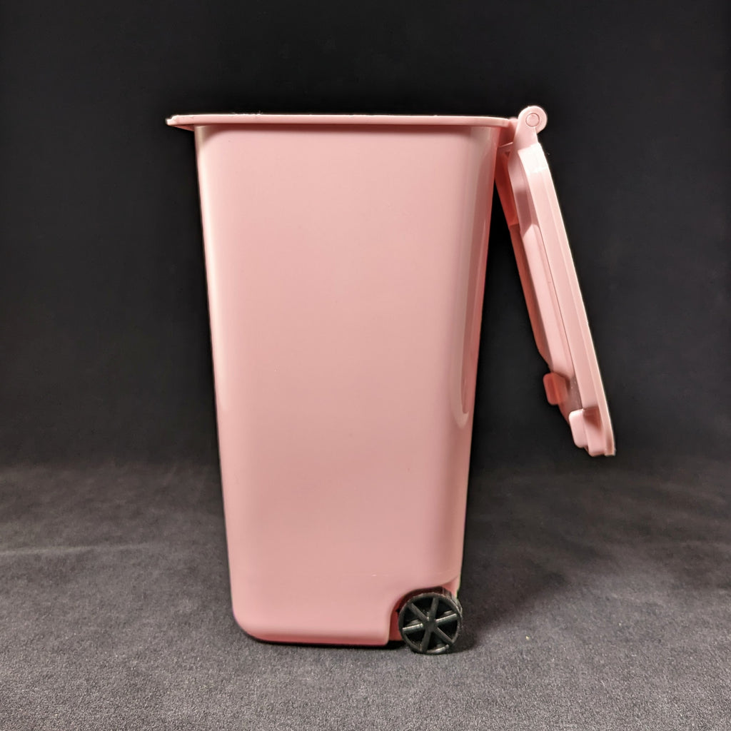 Dab Swab Storage: Mini Trash Bin - Hot Pink